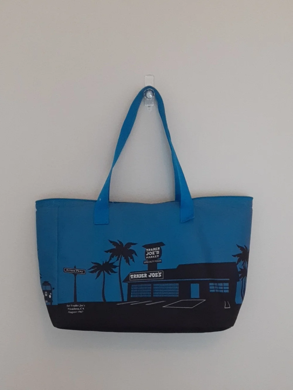 Trader Joe's Blue Insulated Tote Bag - Significant Stains/Use